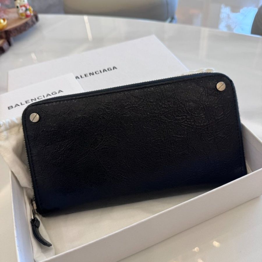 *SHIHNA名牌精品* Balenciaga 經典男款 牛皮長夾-0
