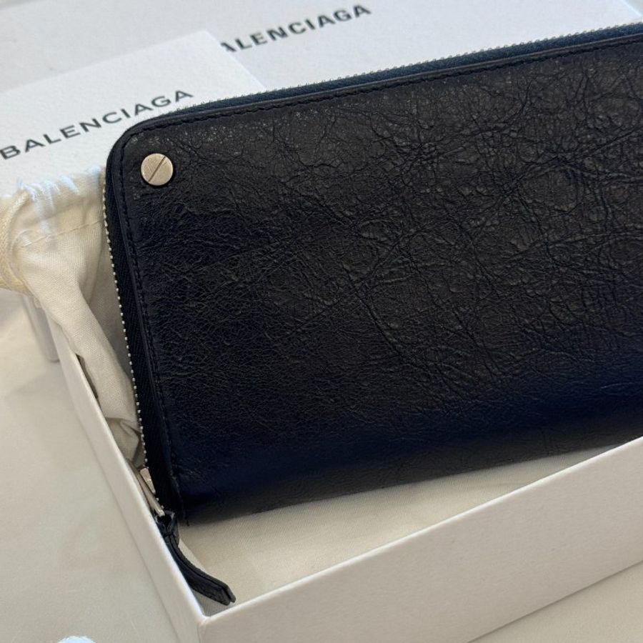 *SHIHNA名牌精品* Balenciaga 經典男款 牛皮長夾-1