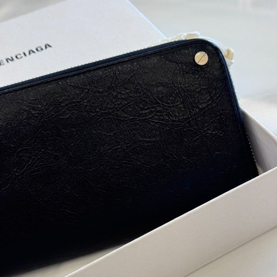 *SHIHNA名牌精品* Balenciaga 經典男款 牛皮長夾-2