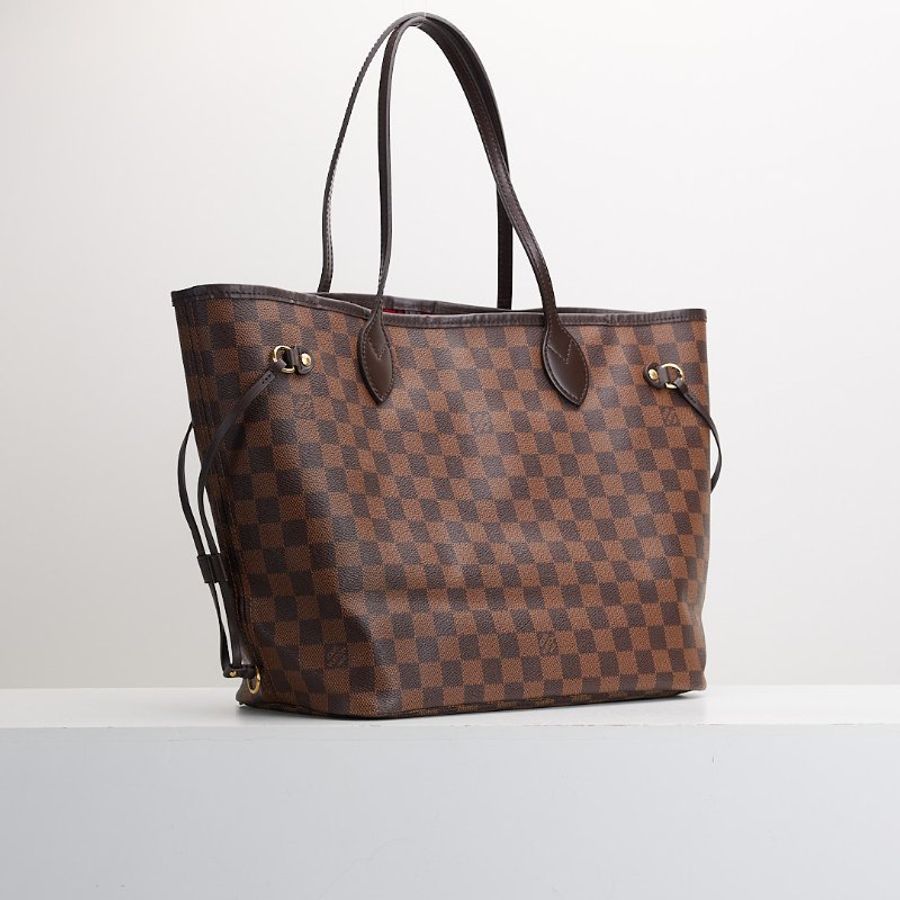 二手Lv neverfull MM 棋盤格子母袋-1