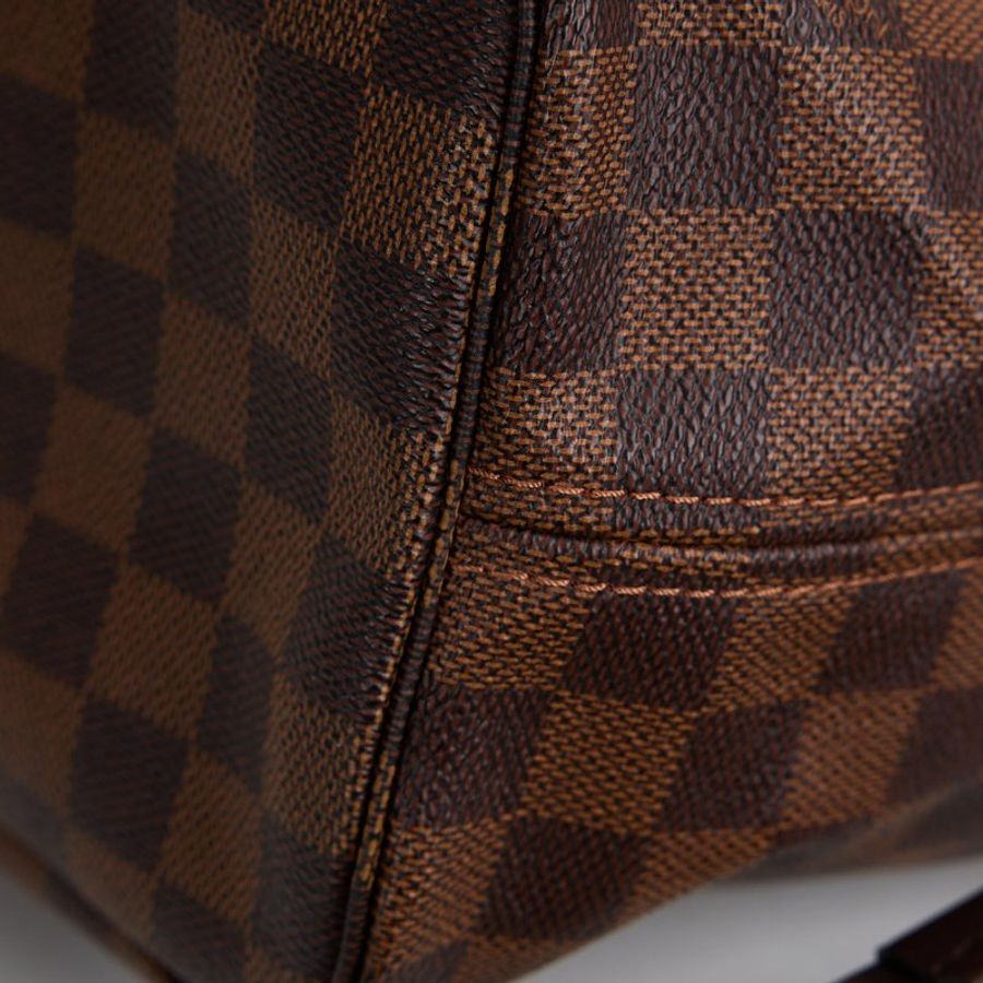 二手Lv neverfull MM 棋盤格子母袋-6
