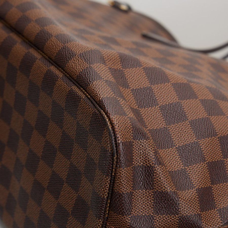 二手Lv neverfull MM 棋盤格子母袋-12