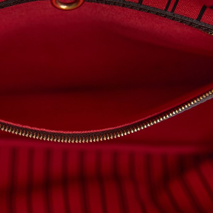 二手Lv neverfull MM 棋盤格子母袋-18