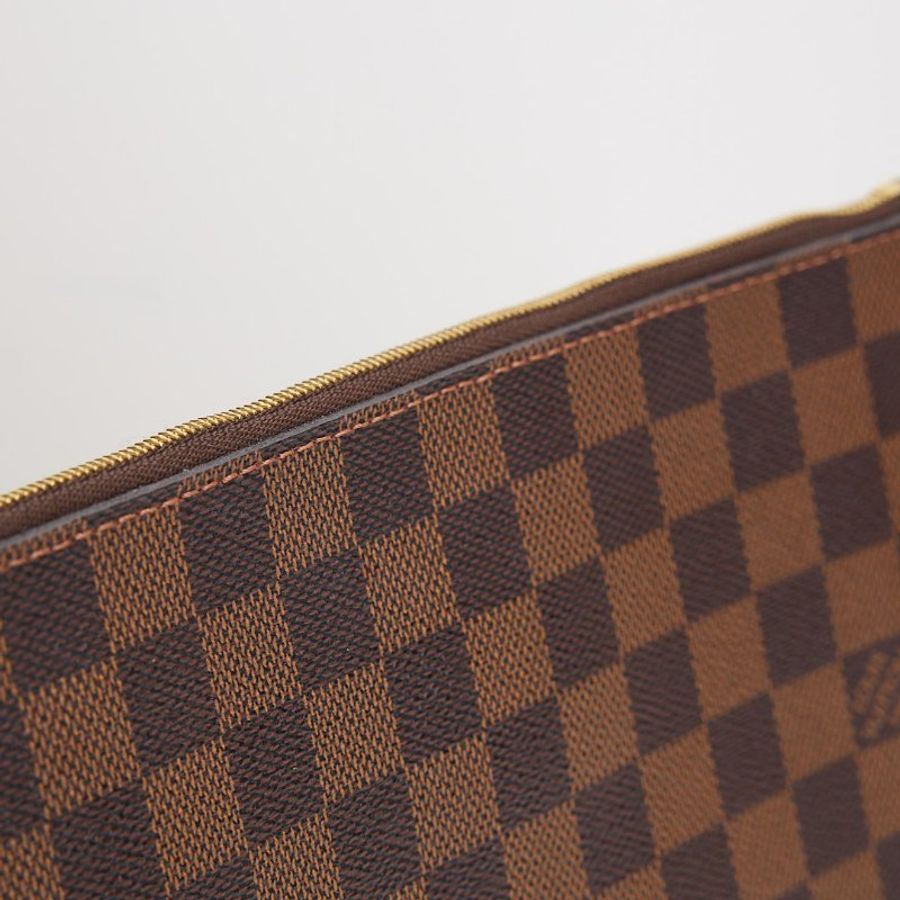 二手Lv neverfull MM 棋盤格子母袋-19