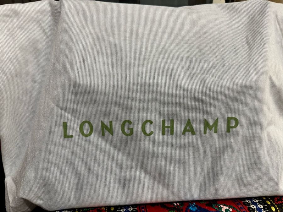 LONGCHAMP HOBO 斑鳩灰(二手) 114/10/12 購入-12