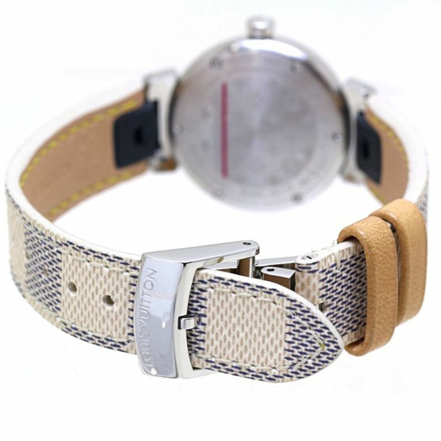 路易威登 Tambour PM Azur 28mm QA007Z 日本限定款女錶 40162-2