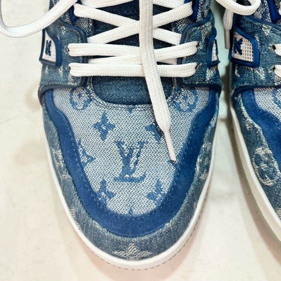 Louis Vuitton LV Trainer 滿版牛仔老花-1