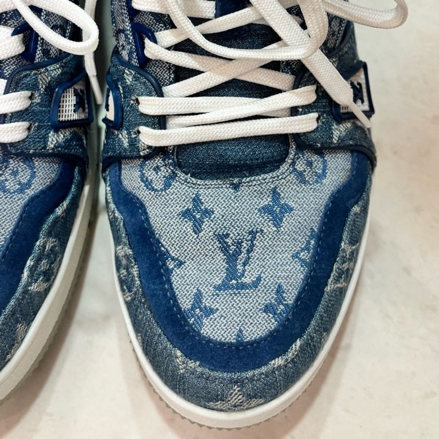 Louis Vuitton LV Trainer 滿版牛仔老花-2