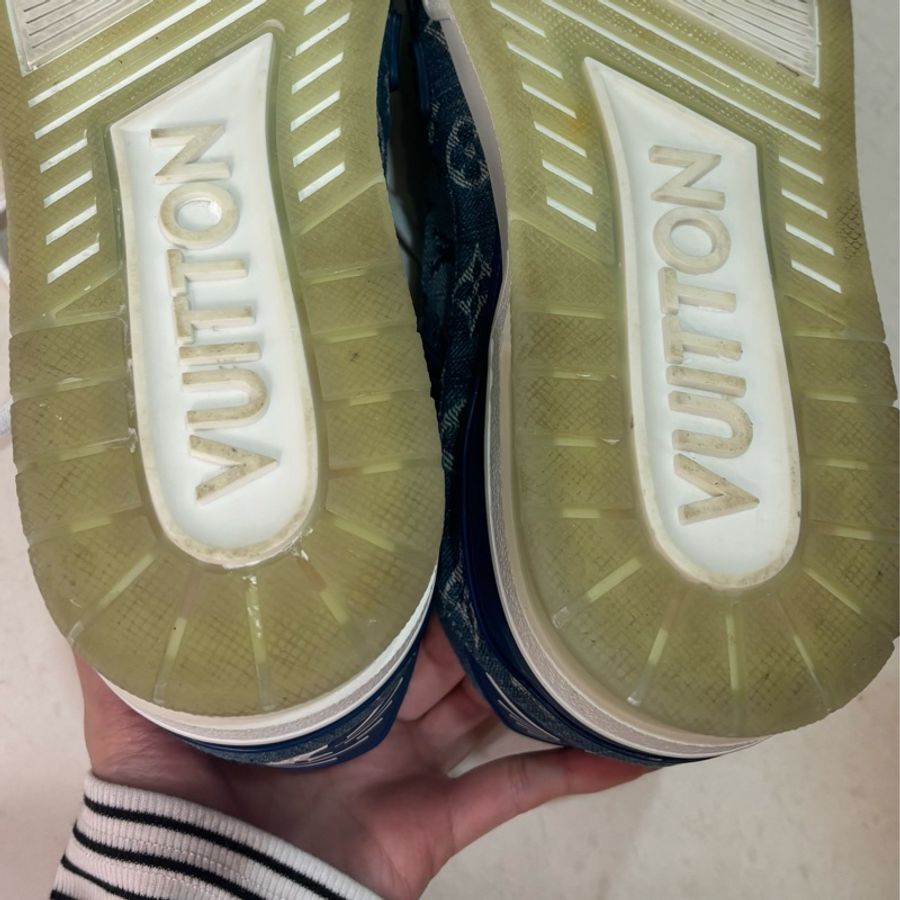 Louis Vuitton LV Trainer 滿版牛仔老花-10
