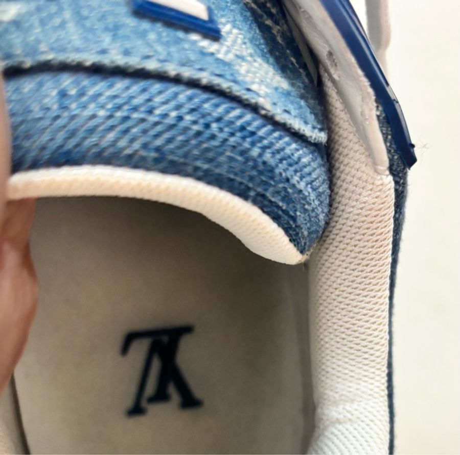 Louis Vuitton LV Trainer 滿版牛仔老花-16