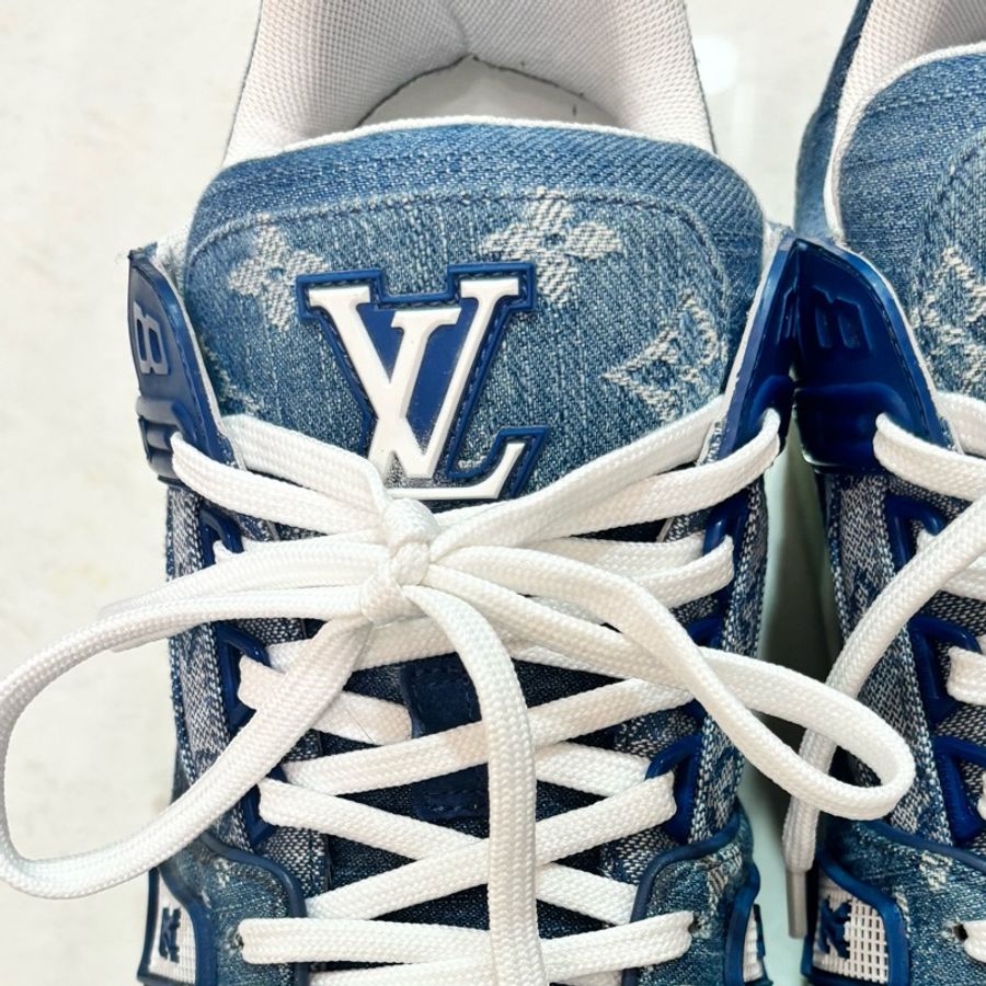 Louis Vuitton LV Trainer 滿版牛仔老花-26