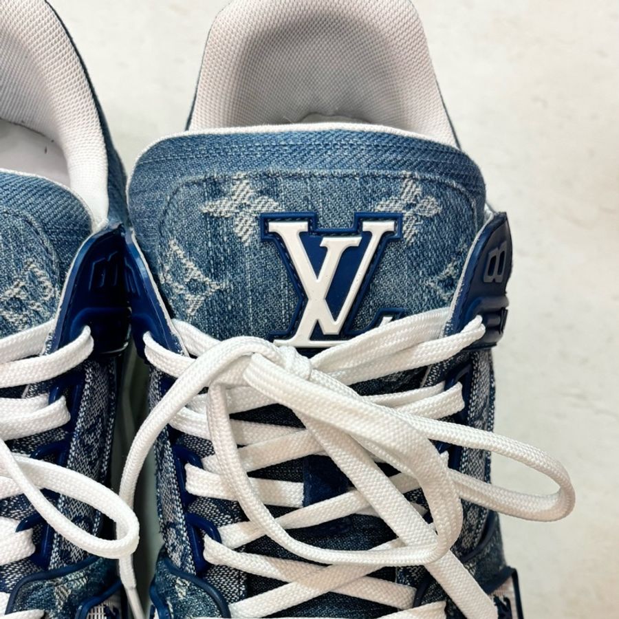 Louis Vuitton LV Trainer 滿版牛仔老花-27