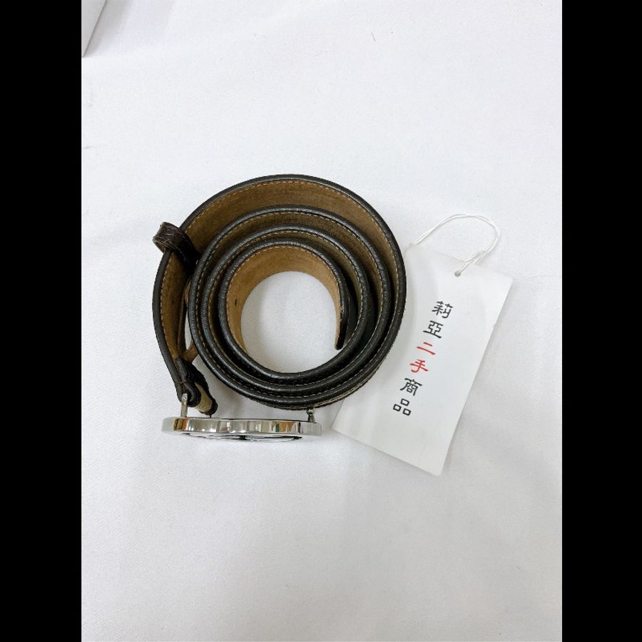 莉亞精品♡GUCCI 老花皮帶 二手美品-1