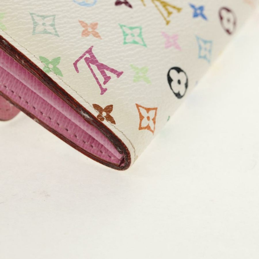 【日本直送】路易威登 (LOUIS VUITTON) 多色 Portefeuille Sarah 長白色手袋 M93532 LV Auth 151181V-15