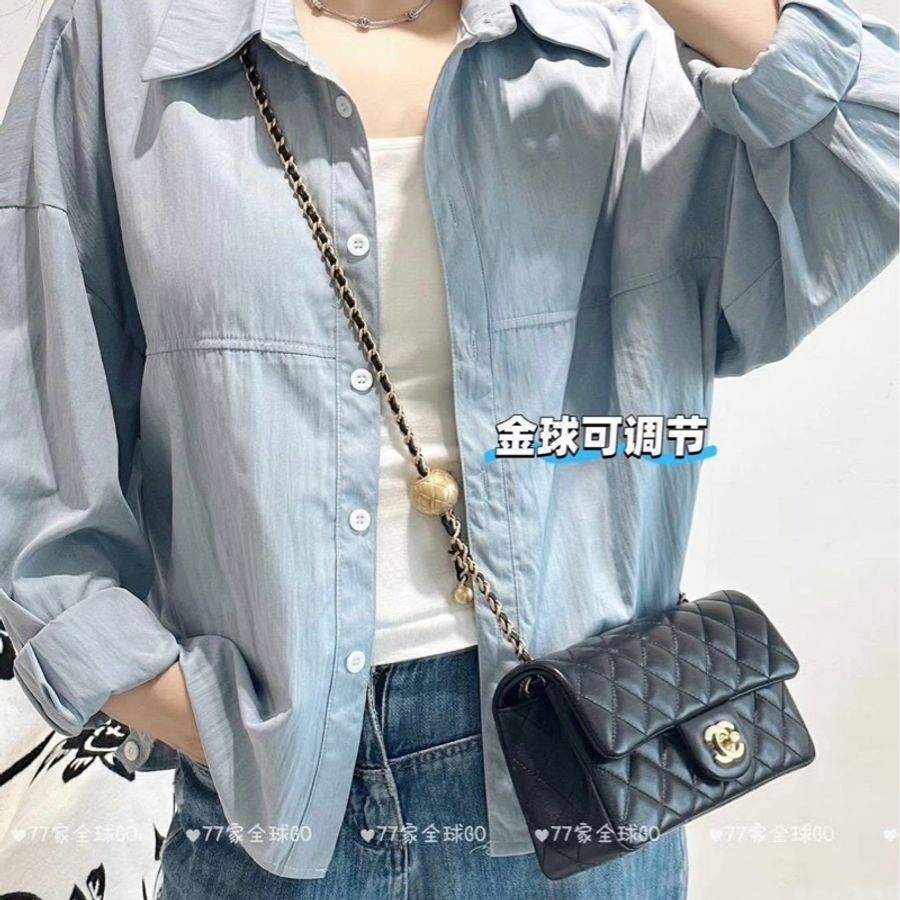 「M.Y精品」金球20 coco20 大mini 金釦 cf20 送禮🎁-4