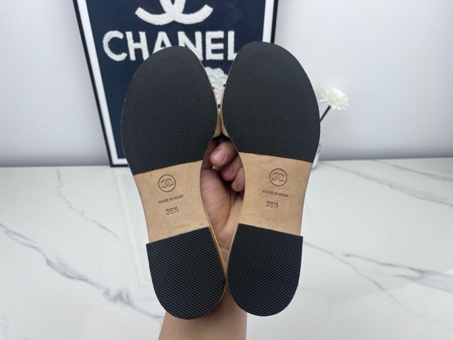98新 chanel香奈兒 山茶花涼拖 36.5碼-11