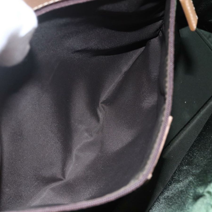 【日本直送】Christian Dior Trotter帆布手提包 棕色金色 正品 153990-20
