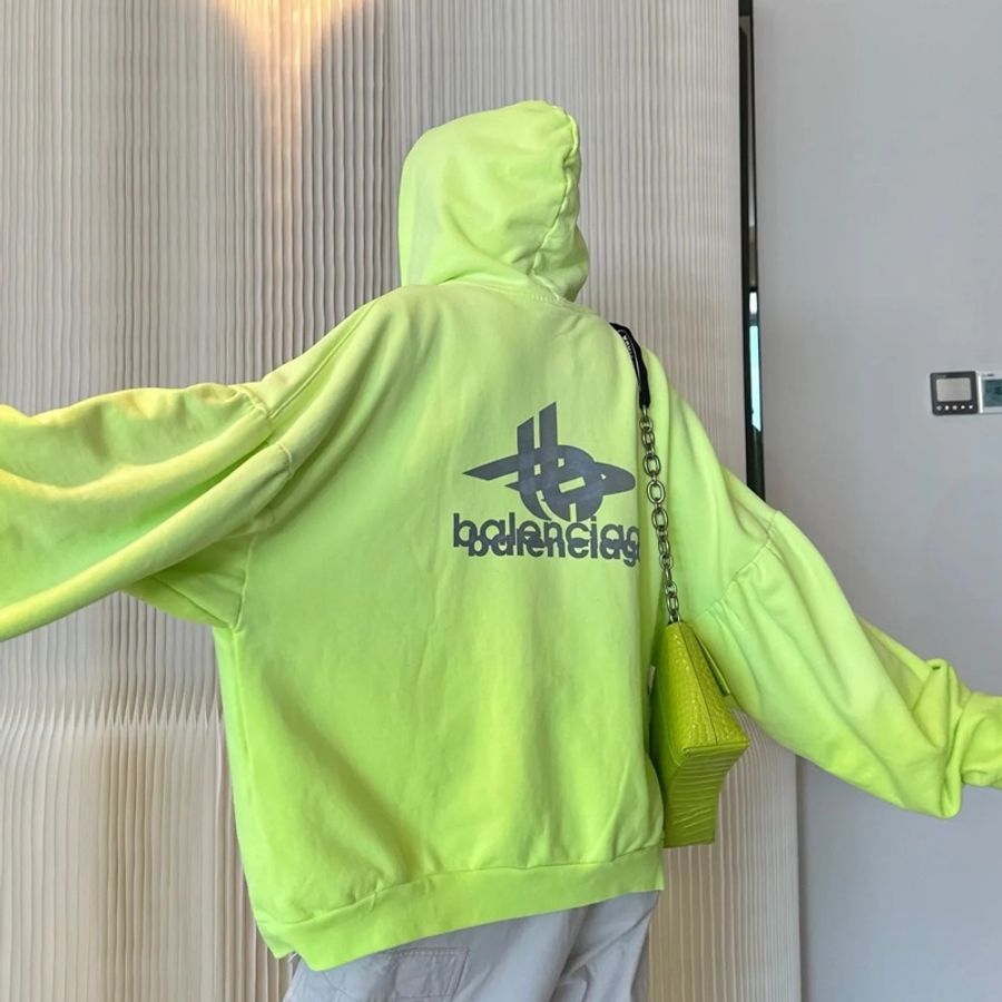 多明星同款🈶臺灣購證😍全新Balenciaga巴黎世家顯白亮色外套L號-6
