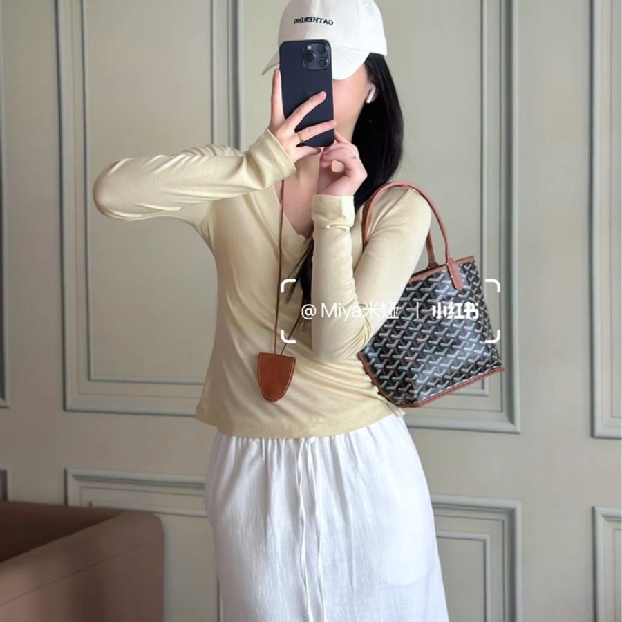 🈶購證 #近新閒置 #全網最低💰 Goyard mini tote小托特🉑肩背 #小紅書爆款-4