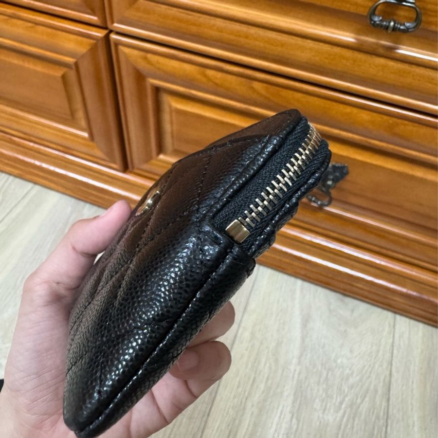 全新Chanel 吐司零錢包 卡夾包 拉鍊零錢包 尚未撕膜-7