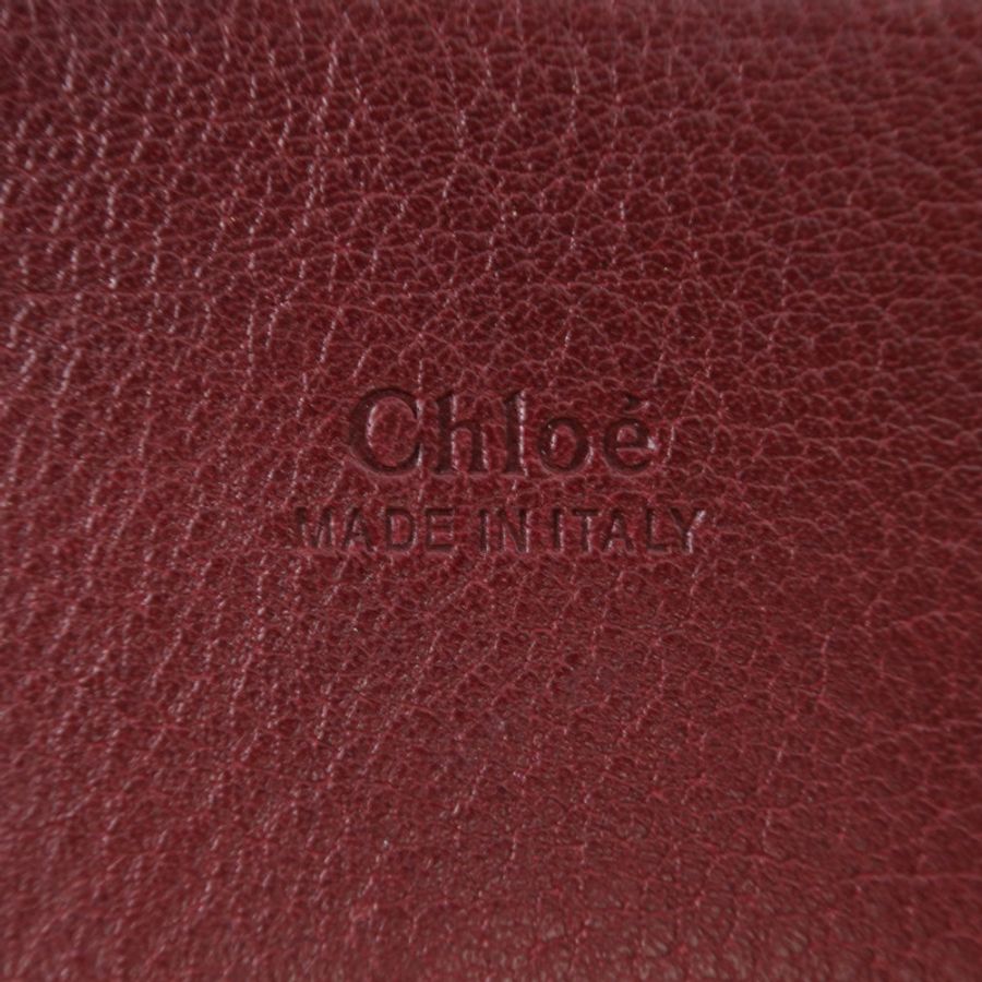 Chloe 牛皮皮革Edith Handle Bag金扣肩背袋-10