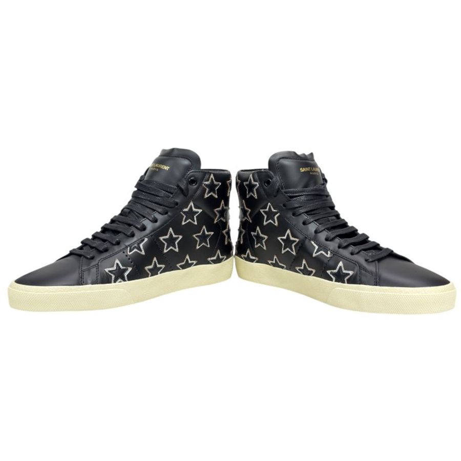 SAINT LAURENT Court 星星⭐️ 高筒 運動鞋-5