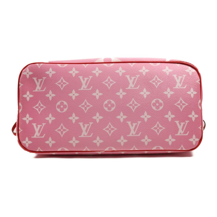 LOUIS VUITTON Monogram Escale Neverfull MM銀扣肩背袋/手挽袋-3