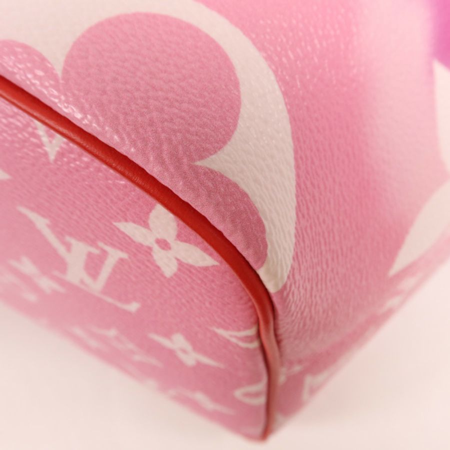 LOUIS VUITTON Monogram Escale Neverfull MM銀扣肩背袋/手挽袋-5