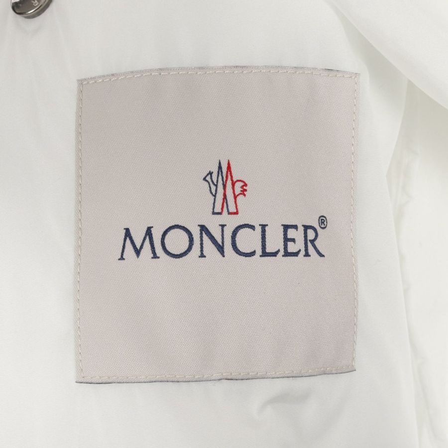 MONCLER GRIMPEURS 連帽外套 1A00077 尼龍 白色 #5 二手男款-2