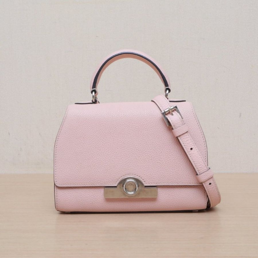 MOYNAT RejaneMini20粉色牛皮肩背包-1