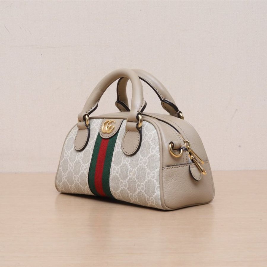 GUCCI Ophidia保齡球Mini21PVC金扣肩背包-4