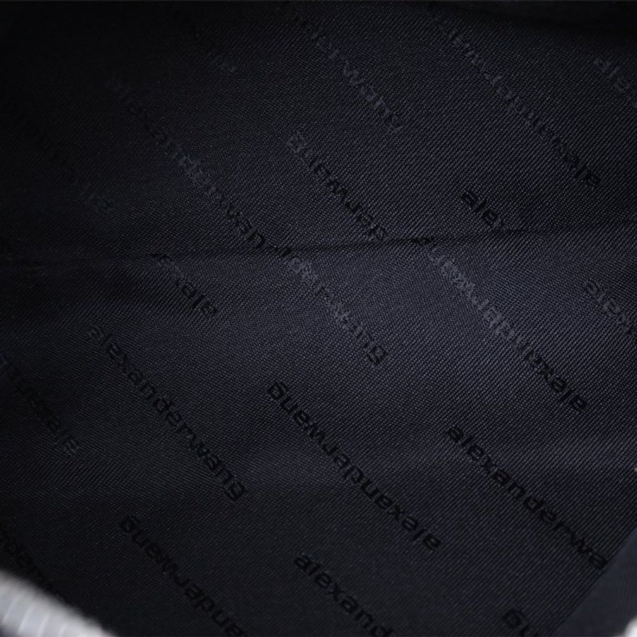 ALEXANDER WANG 黑色尼龍帆布腋下包肩背包-2