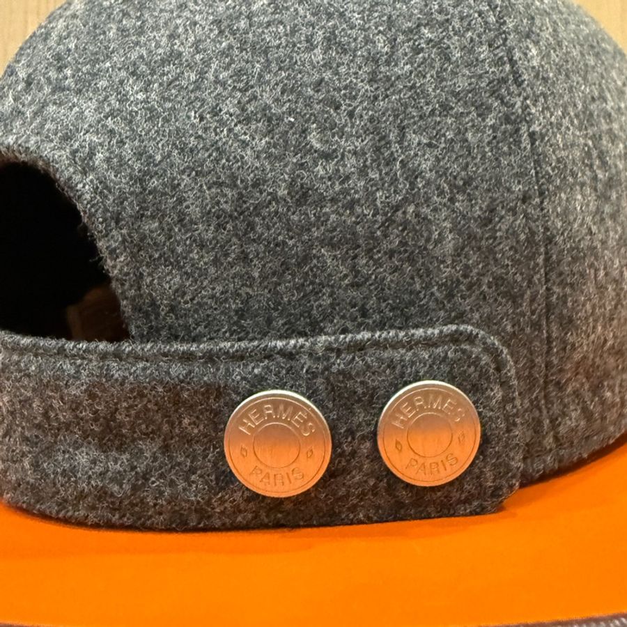 HERMÈS 六片式羊毛面料棒球帽 Size 58-3