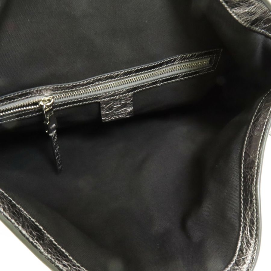 GIVENCHY 牛皮皮革Voyou MM銀扣肩背袋-5