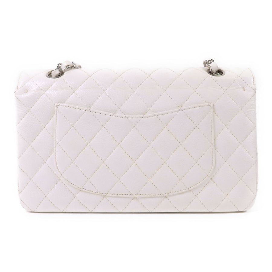 CHANEL 牛皮皮革Classic 25銀扣鏈帶肩背袋-1
