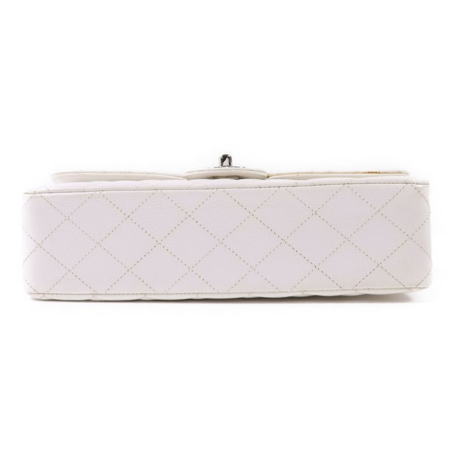 CHANEL 牛皮皮革Classic 25銀扣鏈帶肩背袋-3
