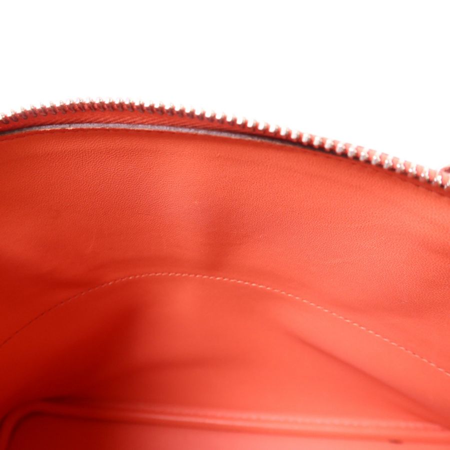 HERMES Epsom皮革Bolide 27銀扣手挽肩背兩用袋Rose Jaipur-24