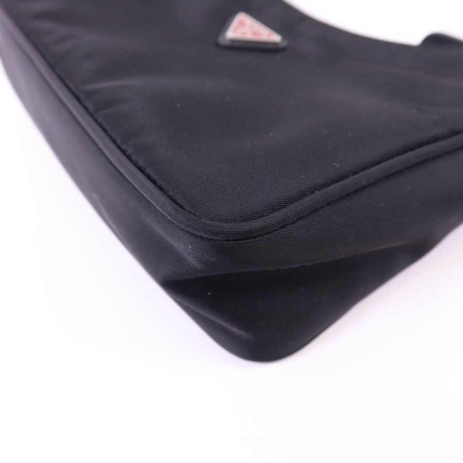 PRADA 尼龍Shoulder Bag銀扣肩背袋-12