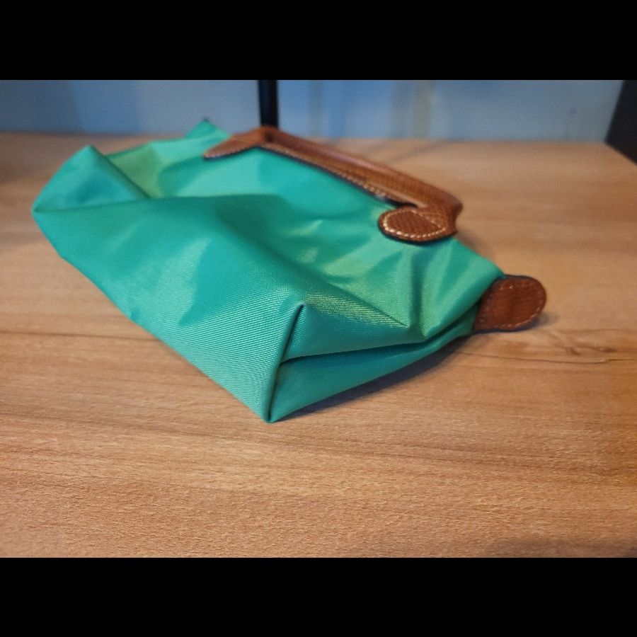 〔降價出清〕Longchamp 綠 迷你尼龍包 手提包 化妝包-7