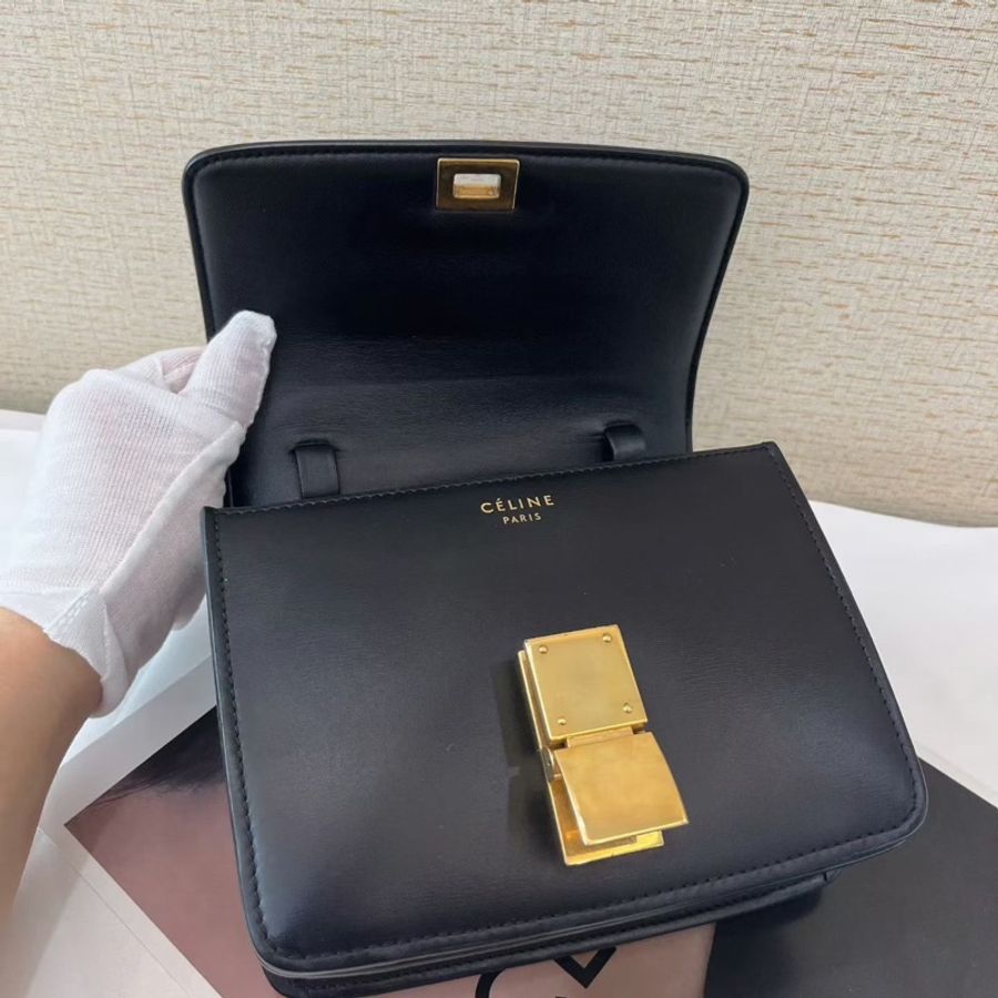 ✨ Celine mini box 豆腐包 牛皮 簡約高級 98新好價🔥-8