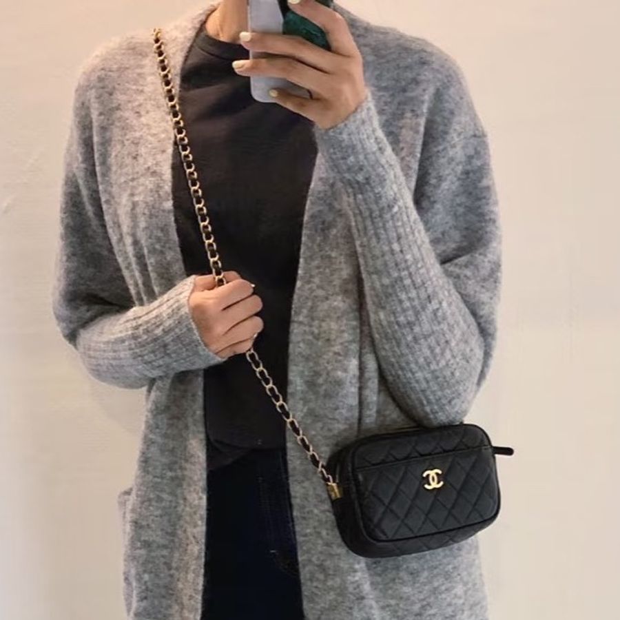 ✨Chanel 黑金相機包 小巧精緻 98新❤️-2