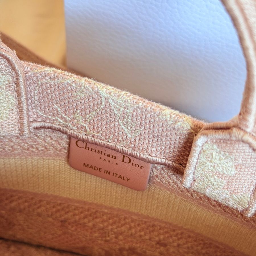 DIOR MINI TOTE新款可側背粉色動物園迪奧迷你托特-2