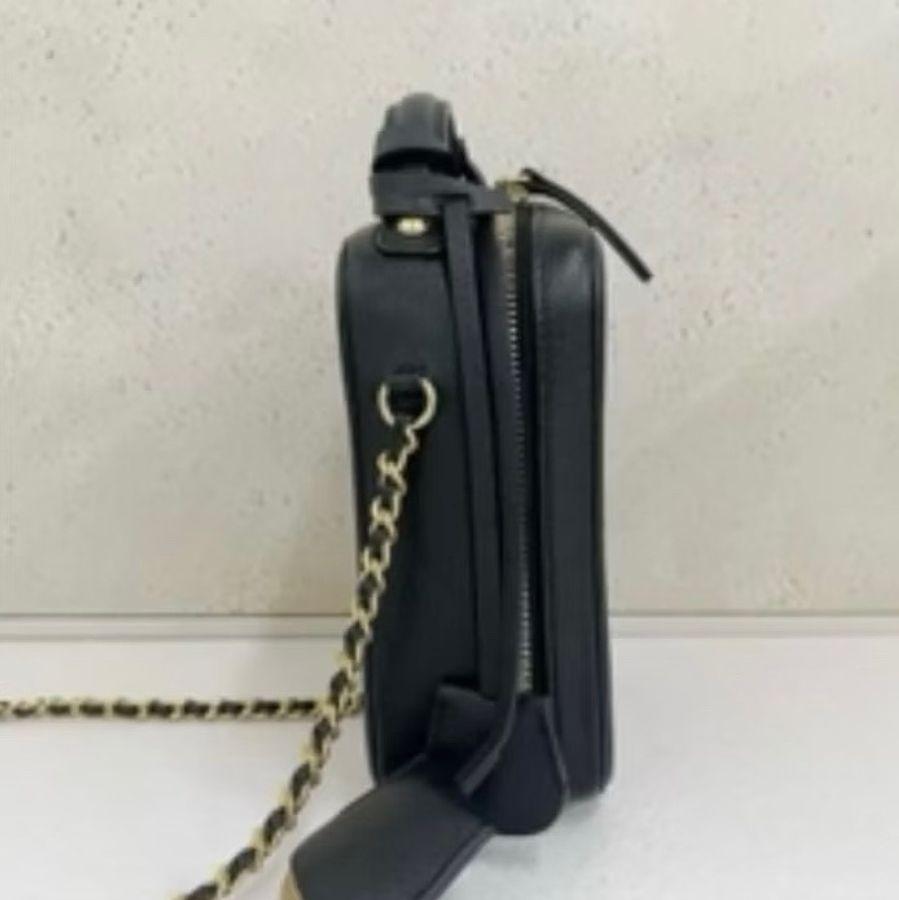 ｜保證真品｜Chanel 直版 相機包 豎版 超級特別 撞包機率超低！荔枝牛皮！-3