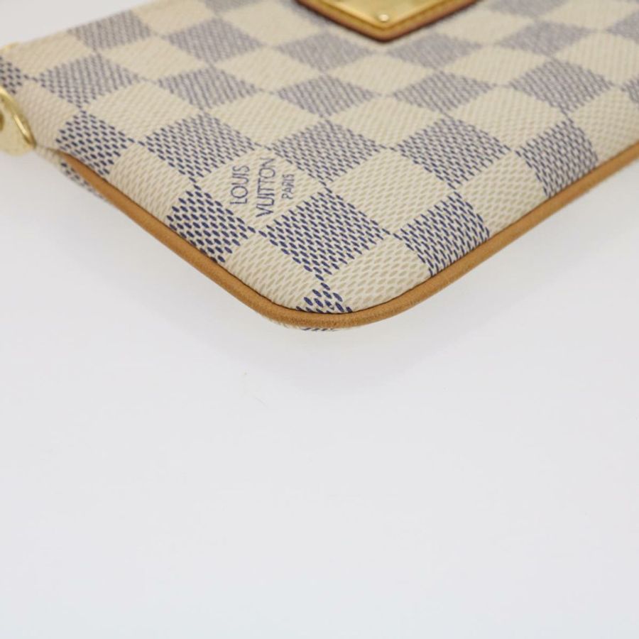 【日本直送】路易威登 Damier Azur Pochette Mira 中型配件袋 N60027 LV am478bSAM-14