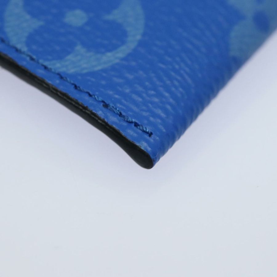 【日本直送】路易威登 Monogram Pockets On Strap 卡包 藍色 M83154 LV Auth 77437SAM-16