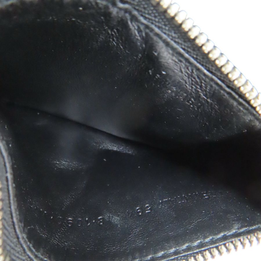 黑色皮革名片夾卡夾卡條項鍊 594548【Balenciaga 巴黎世家】 594548-5