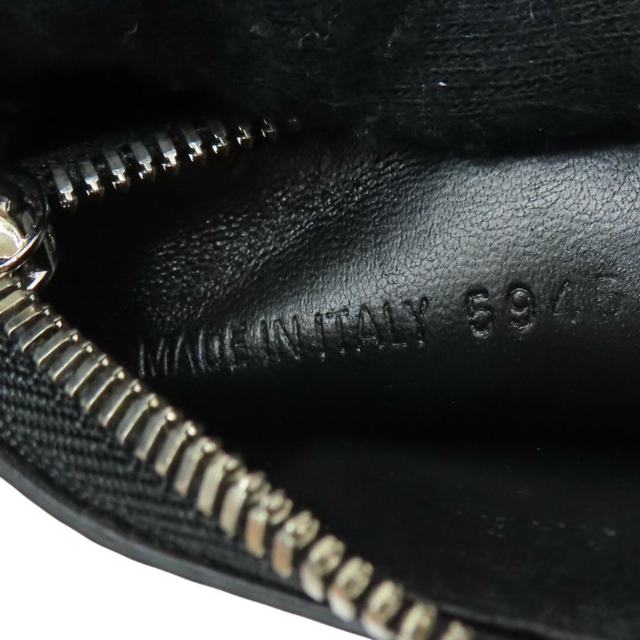 黑色皮革名片夾卡夾卡條項鍊 594548【Balenciaga 巴黎世家】 594548-7