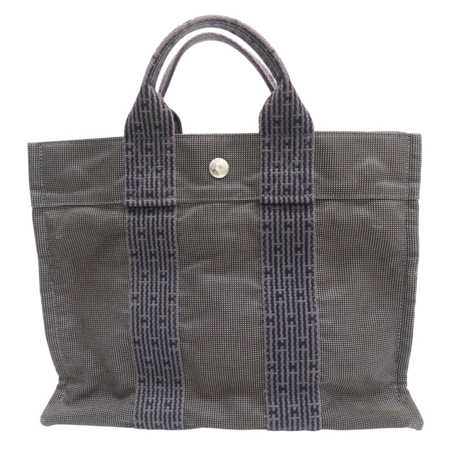 灰色帆布 Herline PM 手袋【HERMES 愛馬仕】-1