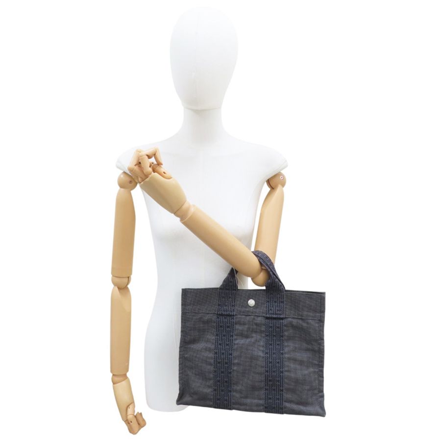 灰色帆布 Herline PM 手袋【HERMES 愛馬仕】-6