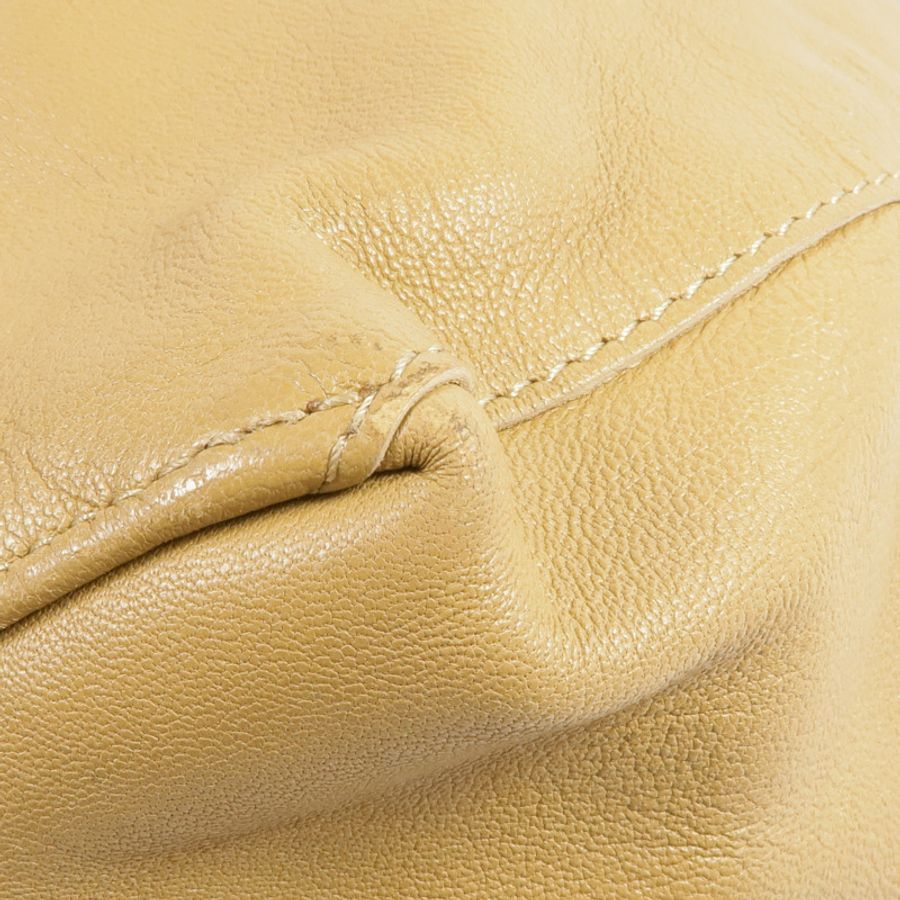 CELINE 皮革Cabas Tote金扣手挽袋-5